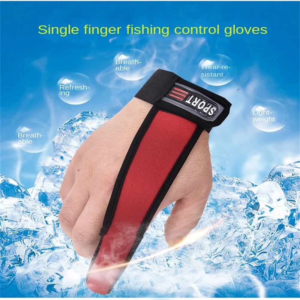 Guantes de pesca protectores de un solo dedo para pesca al aire libre, Protector de un solo dedo, herramienta antideslizante, accesorios para exteriores, novedad de 2024 - imagen 3