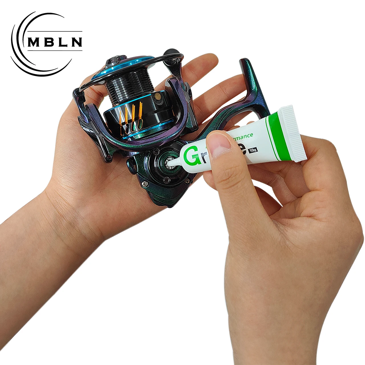 Kit de mantenimiento carretes MBLN – Reparación para spinning con grasa y llave - imagen 5