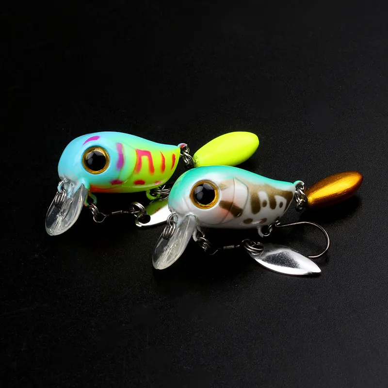 Señuelo de pesca MAGIC WORKS Crankbait 5 unids/caja Wobblers flotantes para pesca 2,2g Mini cebos artificiales de manivela 25mm - imagen 3