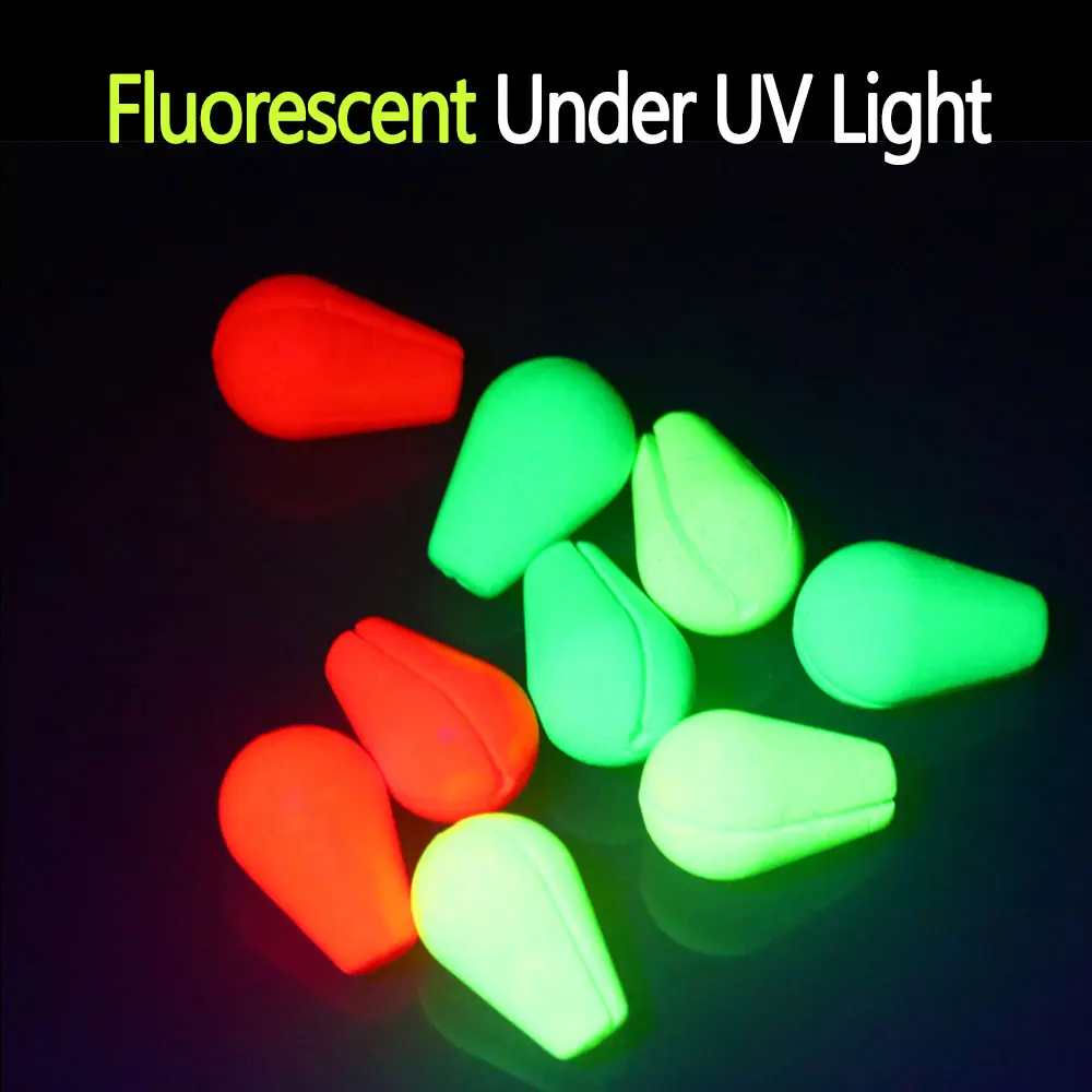 Bimoo-flotador de espuma EVA para pesca con mosca, indicadores de huelga, Bobbers ovalados UV, aparejo flotante de lágrima, aparejo Pompano, aparejos inferiores, pesca en barco - imagen 5