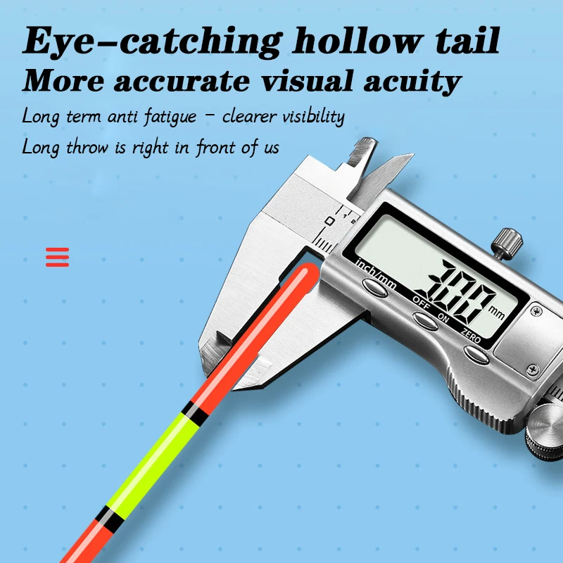 Flotador de pesca de 3 piezas, accesorio de pesca de largo alcance, llamativo, alta sensibilidad, para exteriores - imagen 3