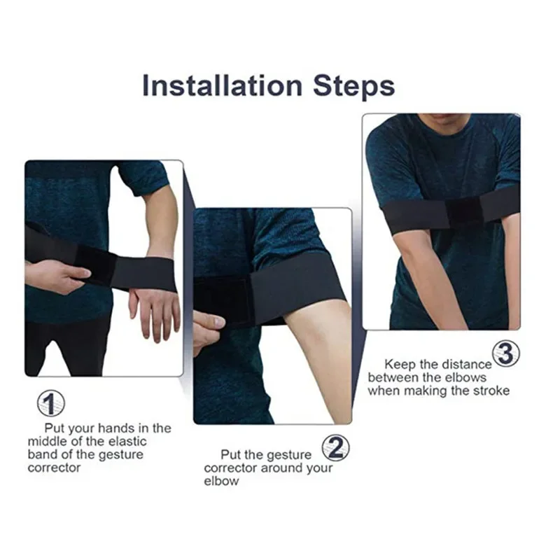 Entrenador de Swing de Golf elástico profesional, banda para el brazo, Corrector de gestos de Swing de Golf para hombres y mujeres principiantes, entrenador de Swing de Golf, 1 ud. - imagen 5