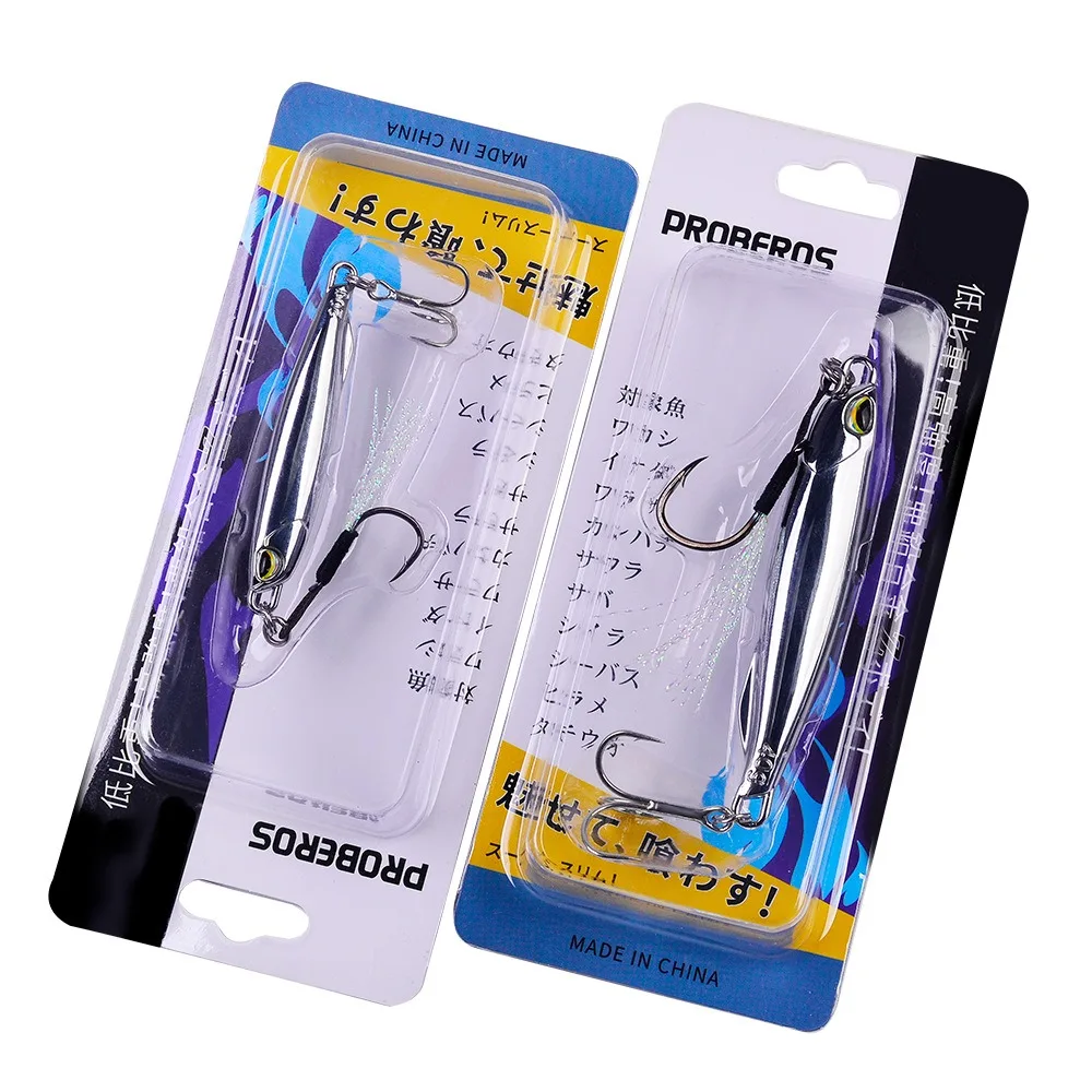Jig metálico para caballa y pesca de fondo, acción rápida - imagen 4