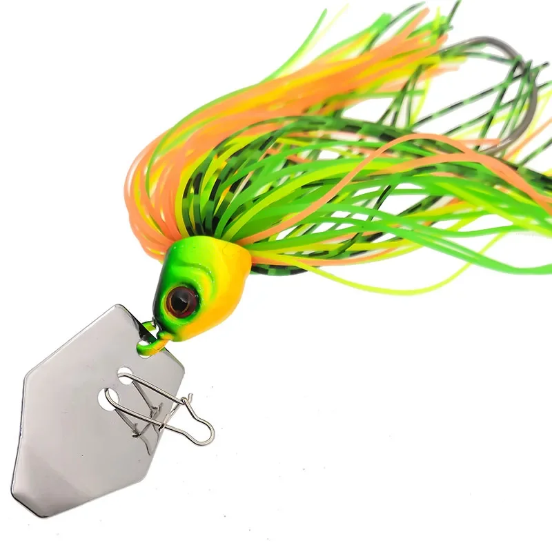 Anzuelos de señuelo de pesca, 1 Uds., 14g, Metal, barba, hierba, carpa, bagre, cebo falso, aparejos artificiales, accesorios de señuelos para peces de agua - imagen 3