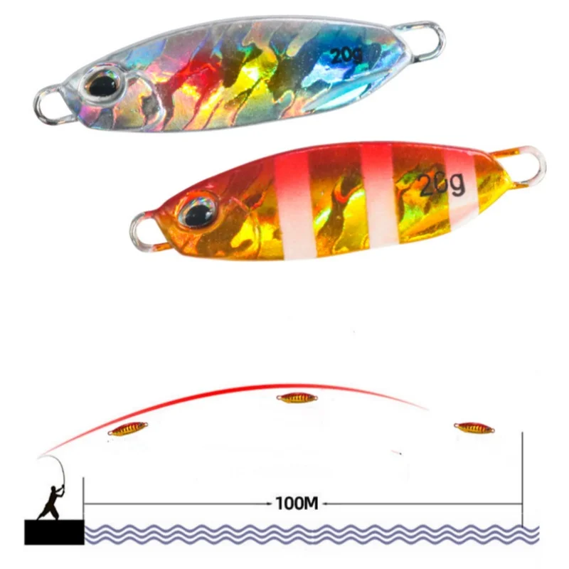 Señuelo de pesca pequeño, Jigbait corto, señuelos artificiales, cebo de Metal duro, anzuelo de simulación, serie japonesa, 1 pieza en oferta - imagen 3