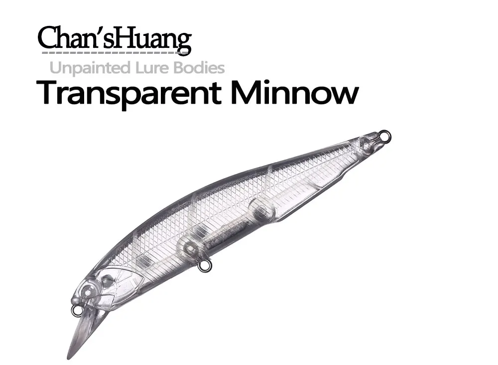 Un señuelo de minnow transparente de Chanshuang