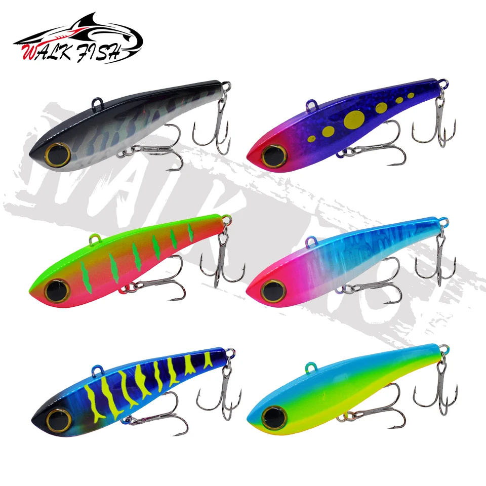 Señuelos Walk Fish Vib Winter 34g – Sonajero hundimiento para lubina y atún - imagen 4