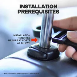 Soporte para caña de pescar de coche de 6 posiciones, diseño duradero, diseño antideslizante, soporte con Clip, correas de goma de alta elasticidad