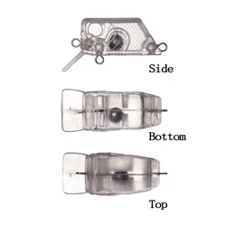 Chan'sHuang Crankbait flotante con sonajero – Señuelo sin pintar