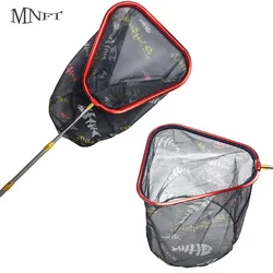 Cabezal red pesca aluminio desmontable bolsillo malla triangular