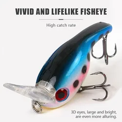 Señuelo wobblers Micro Minnow – Mini crankbait para lubina y trucha
