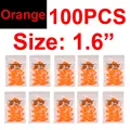 100pcs Orange L