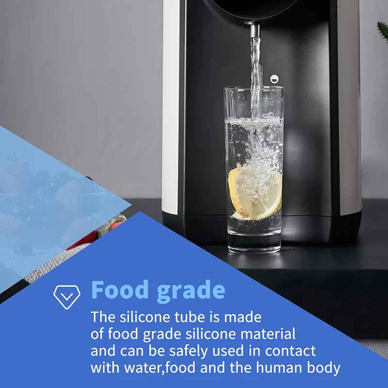 Tubo de silicona de grado alimenticio de 1 ~ 10m ID 0,5 1 2 3 4 5 6 7 8 9 10mm manguera de goma Flexible multicolor conector de agua de tubo de bebida suave - imagen 5