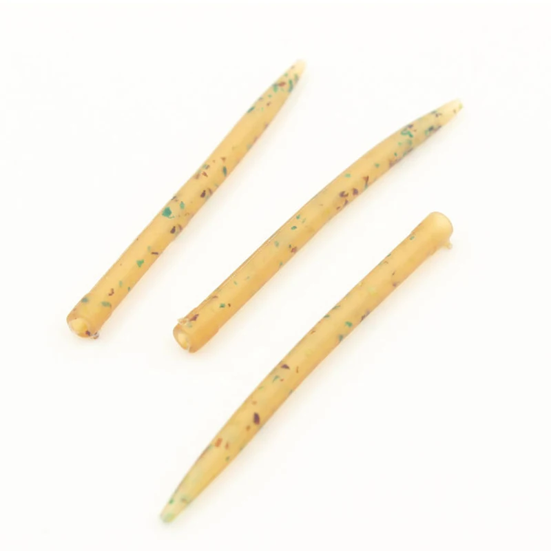 1000 Uds Pesca de carpa funda antienredos accesorio tubo gancho conector giratorio manga para sedal de Pesca aparejos de protección Pesca - imagen 5