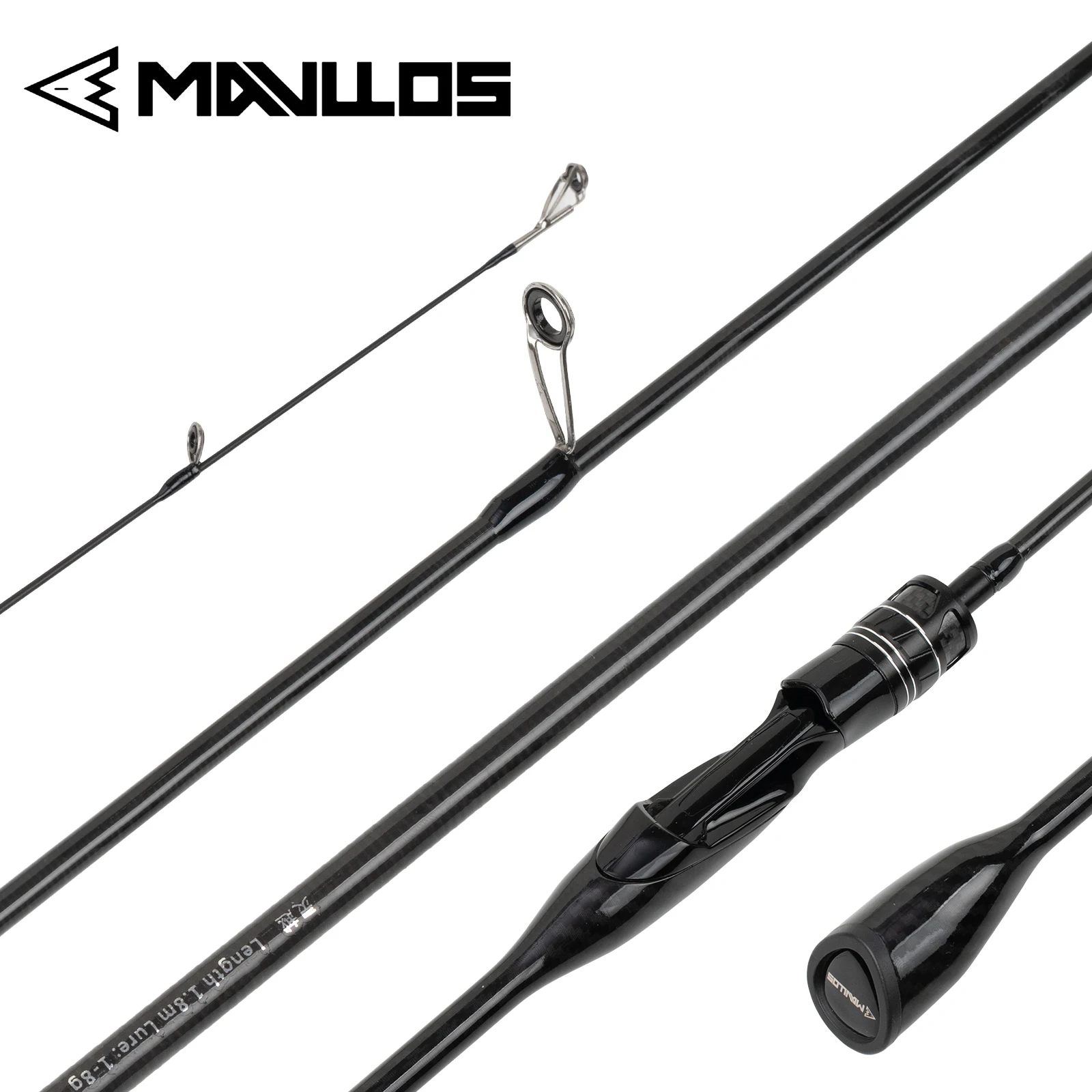 Mavllos INSPIRON Caña Spinning Ajing 1,8m – Punta sólida acción rápida - imagen 2