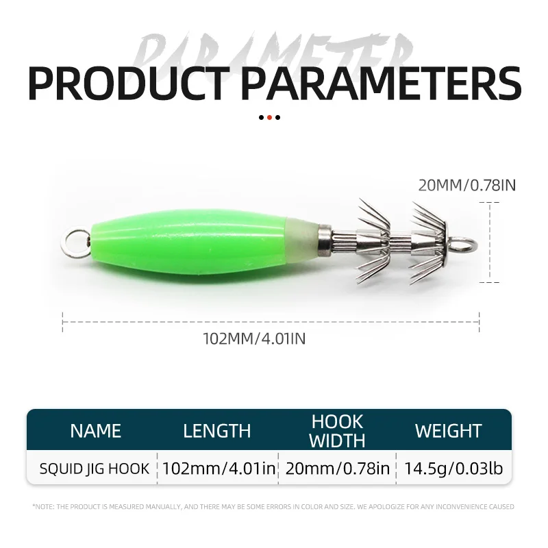 Alta calidad fluorescente luminosa pulpo calamar Jig cebo accesorios anzuelos de pesca gancho de explosión - imagen 5