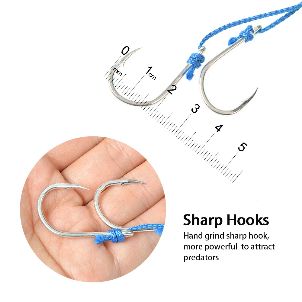 Pesca en agua salada Shore Jigging 60/100/150/200g Mahi Marlin Wahoo plantilla de paso lento señuelo plantillas de calamar de Metal cebo Artificial Vertical - imagen 5