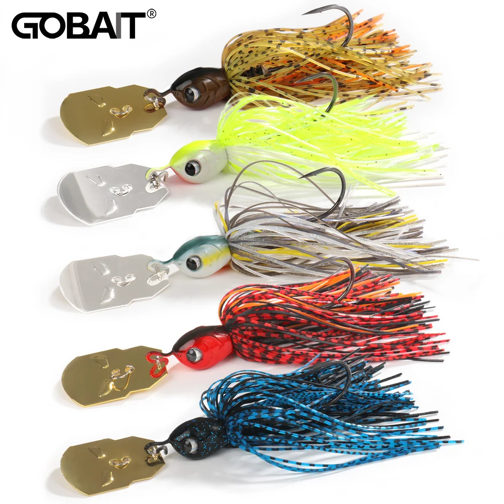 Señuelo Chatterbait 16-19g hoja oscilante faldas silicona giratorio
