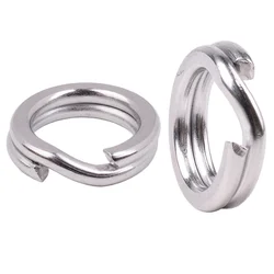 Anillos Split Ring Acero Inoxidable – Alta Resistencia para Pesca