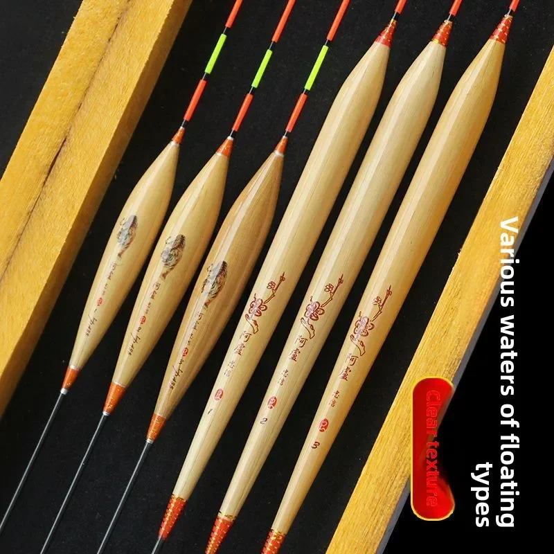 Set Caña Pescar Paulownia Box – Flotadores Alta Sensibilidad - imagen 3