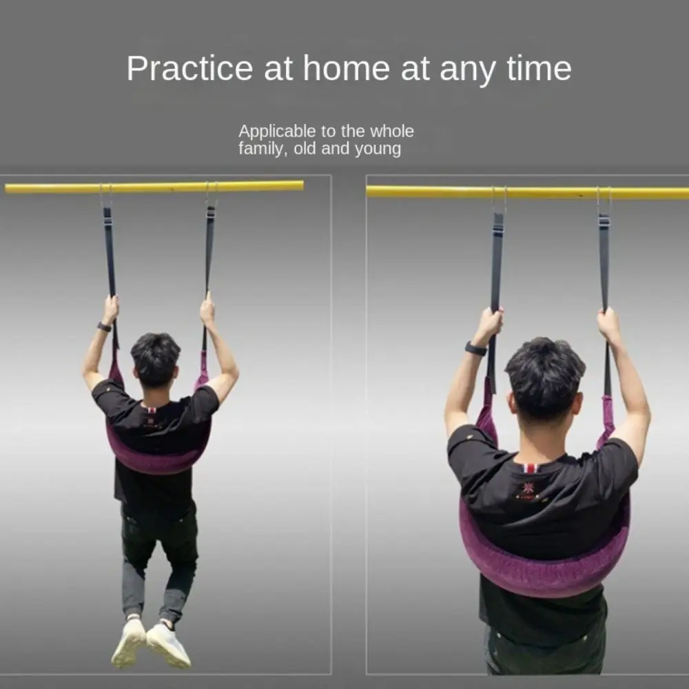 Cinturón Lumbar transpirable para ejercicio de columna vertebral, sin instalación, fuerte capacidad de soporte, cinturón de columna vertebral colgante para exteriores, suave - imagen 2