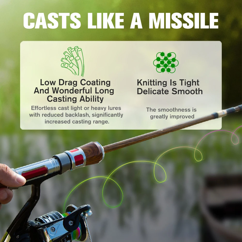 Sedal de pesca X12, multifilamento suave, superfuerte, duradero, 100% m/150m/200m, 500 Original, Japón - imagen 3