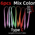6 piezas de colores surtidos C