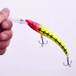 Wobbler Minnow flotante 15,5 cm 16g – Señuelo para lubina