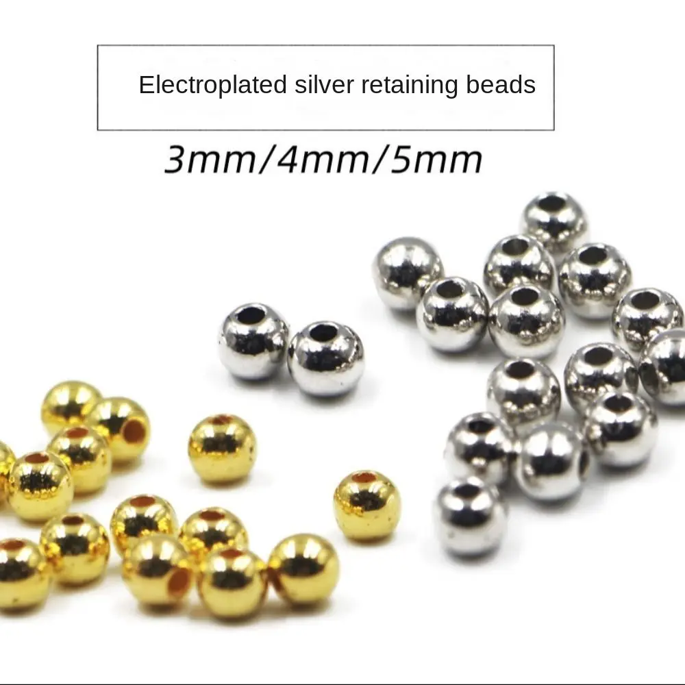 Beads elegantes eligen entre 3 mm de 4 mm, o cuentas de retención de plata electrozcadas de 5 mm para su próximo proyecto de artesanía
