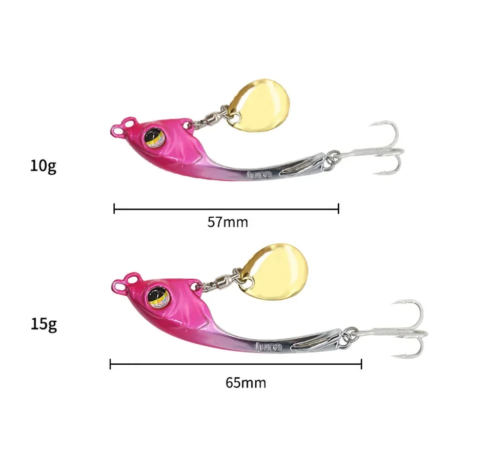 Topline-Señuelos de Pesca de Metal con vibración, cebo duro Artificial, Wobbler, Swimbaits, anzuelo, carpa, sábalo, aparejos de pesca - imagen 2