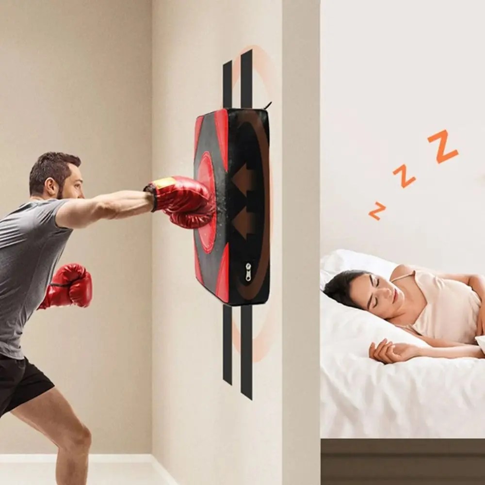 Nueva almohadilla de boxeo de pared ajustable, objetivo de boxeo de cuero sin taladro, almohadilla de entrenamiento de Taekwondo a prueba de golpes, deportes de combate - imagen 5