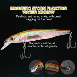 Walk Fish Minnow Wobbler – Señuelo walk flotante magnético