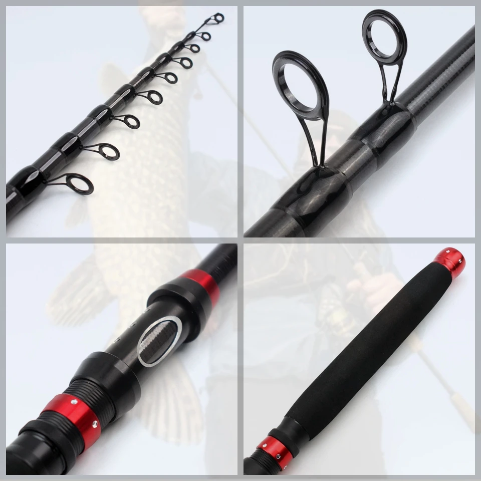 Postes cortos y postes telescópicos tienen ventajas como flexibilidad, alta sensibilidad, fácil portabilidad y alta resistencia a la tracción - imagen 2