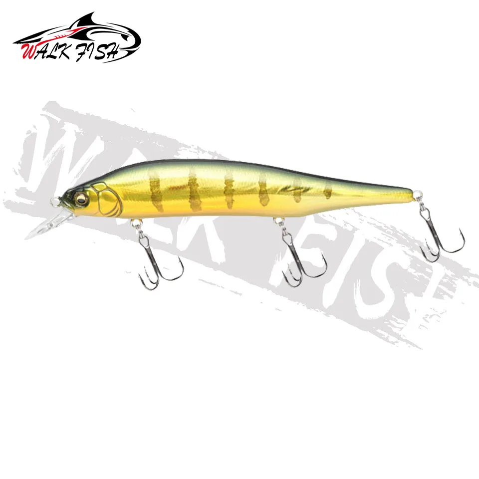 WALK FISH-SEÑUELOS duros de Pesca, cebos artificiales de plástico, Wobblers, Crankbaits, aparejos para lubina, 11,5 cm, 16,7g, 1 unidad - imagen 4