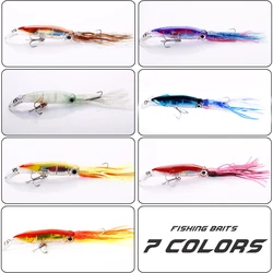 Señuelo calamar 3D Sougayilang – Silicona y plomo para pesca