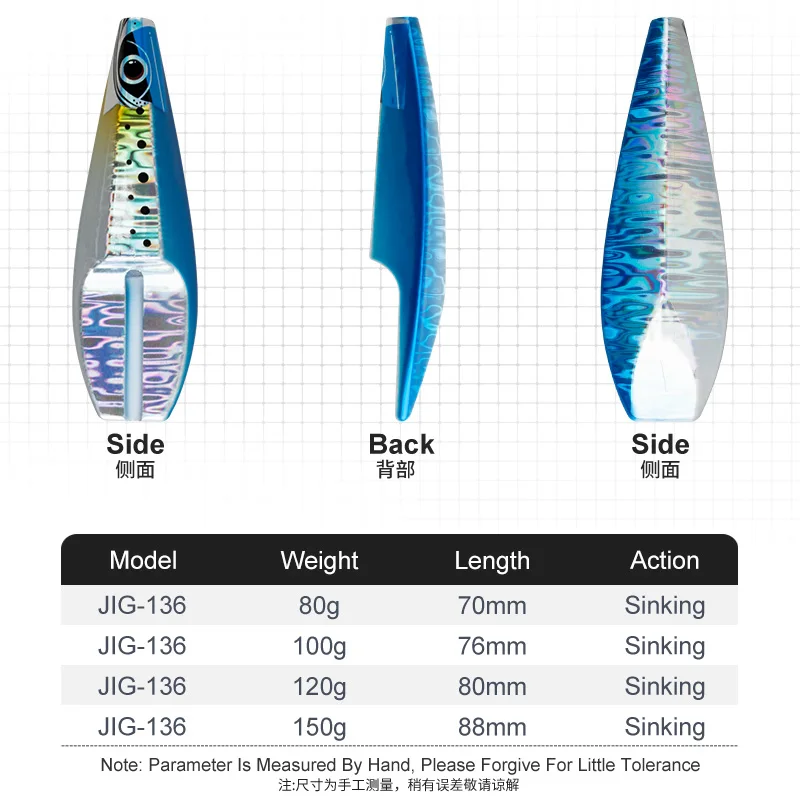 Señuelo Inchiku Slider Rock Hopper OBSESSION J136 – jigging salado - imagen 2