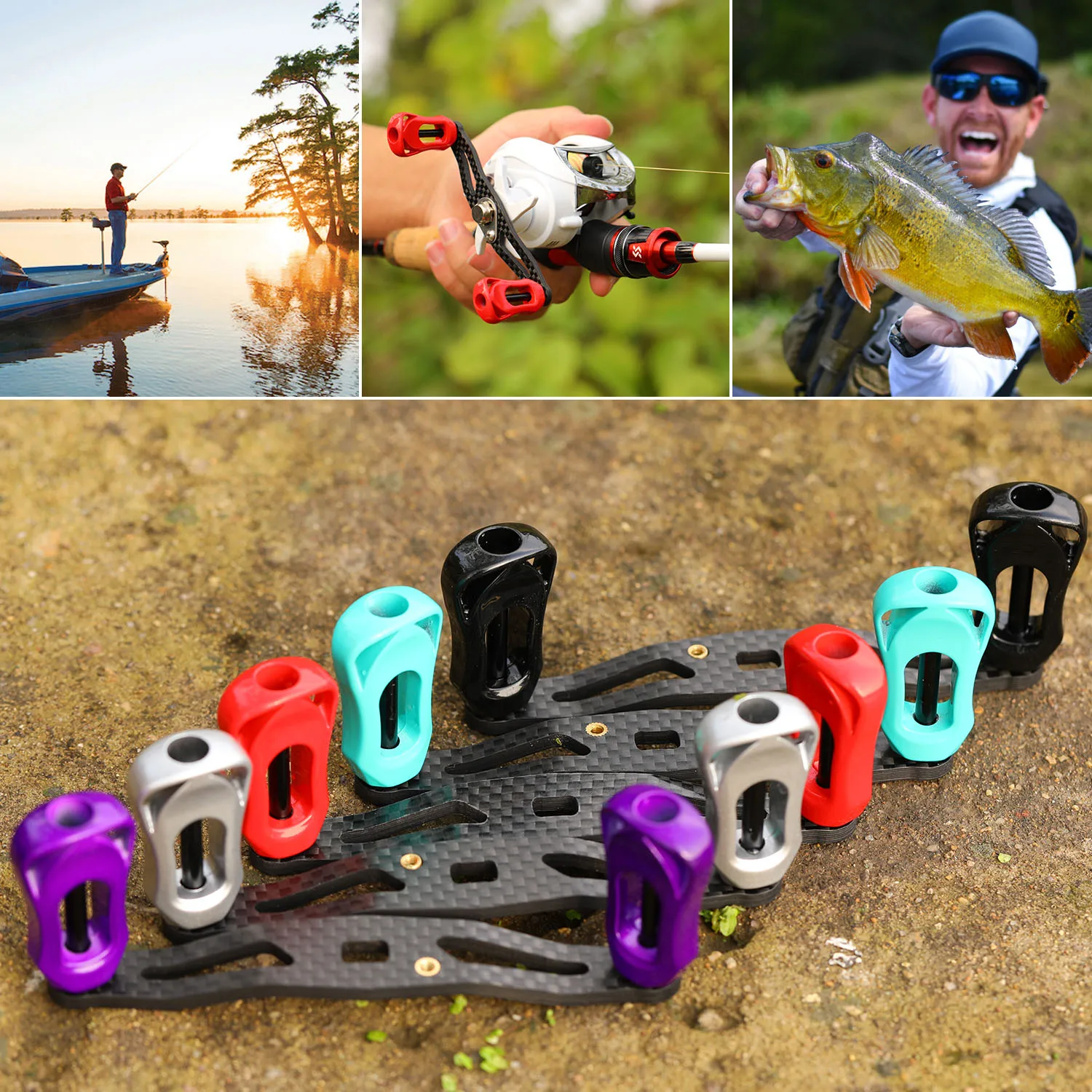 Sougayilang-mango de carrete de pesca de aleación de aluminio para carrete de Baitcasting, mango de carrete de pesca ultraligero, accesorio de manivela - imagen 2