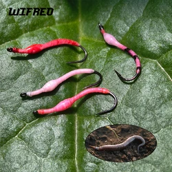 Squirmy Worm #13 luminoso Wifreo – Señuelo de mosca para trucha