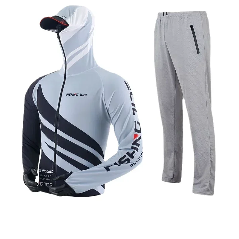Traje de pesca Ice Silk anti-UV secado rápido transpirable hombre - imagen 5