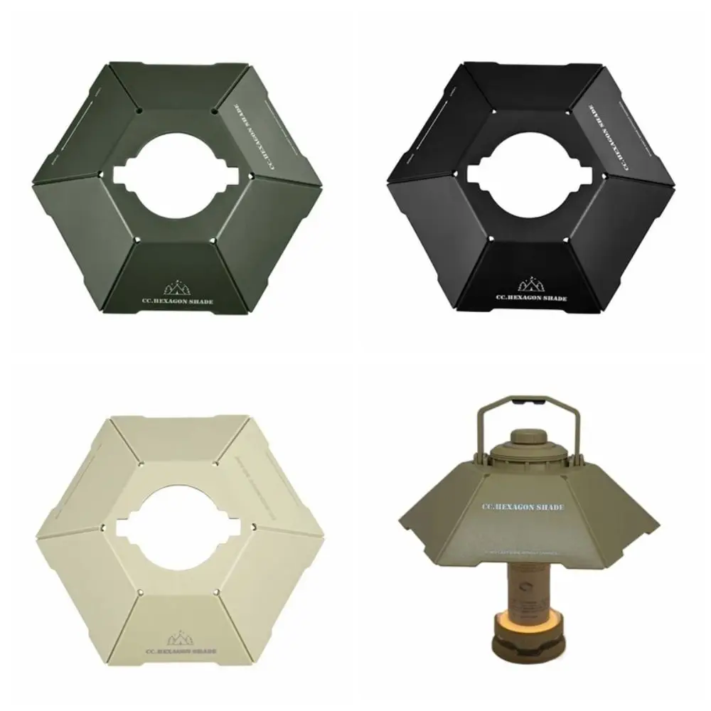 Linterna hexagonal duradera para acampar, pantalla en forma de cuenco, impermeable, tienda, lámparas, sombra, linterna de ambiente decorativa - imagen 4