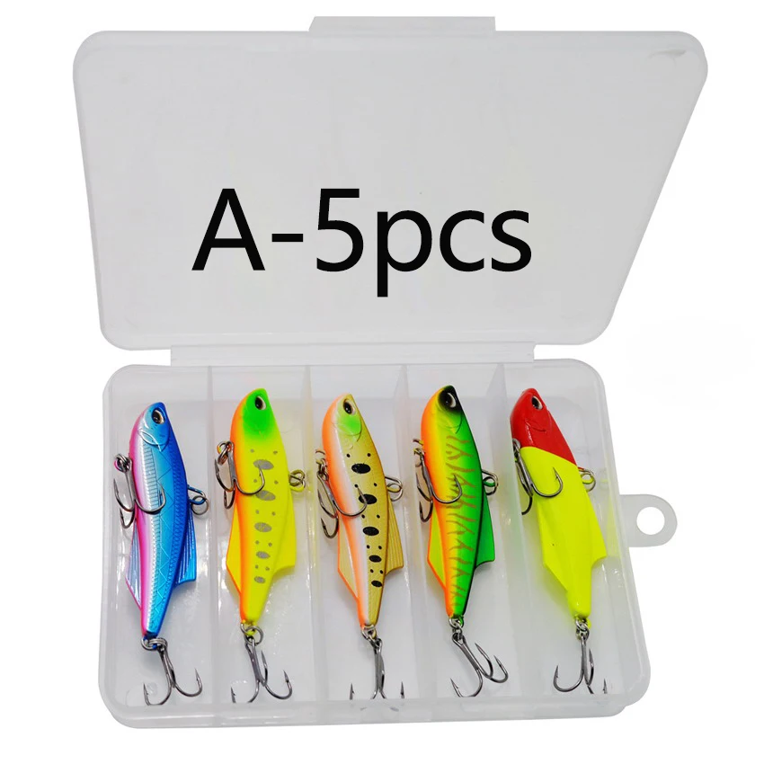 20g/7cmVIB hundimiento vibración señuelo de pesca Artificial VIB invierno pesca en hielo Pike cebo aparejos Isca Rattlin cebo Japón - imagen 4