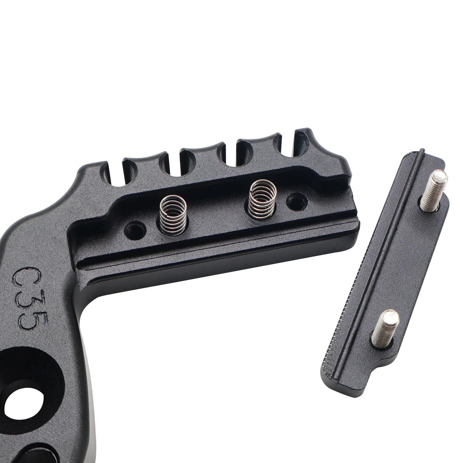 Cabezal de aluminio de alta resistencia para tirachinas de pesca - imagen 3