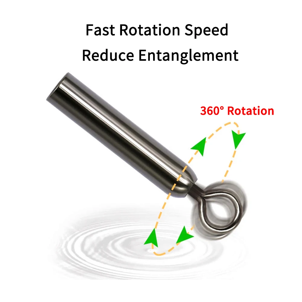 Ellllv-Tubo de latón para pesca, soporte flotante giratorio de 360 grados, asiento, accesorios de bricolaje para pesca en roca, 20 piezas - imagen 5