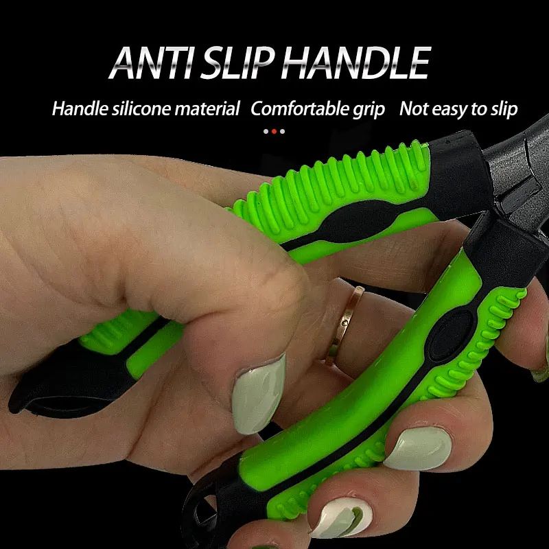 Alicates de pesca, Kit de manguitos de engarce, alicates de pesca de agua salada, juego de herramientas de pesca de manga de prensado de alambre de cobre de un solo/doble barril - imagen 4