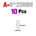 Silvery A-8x25mm
