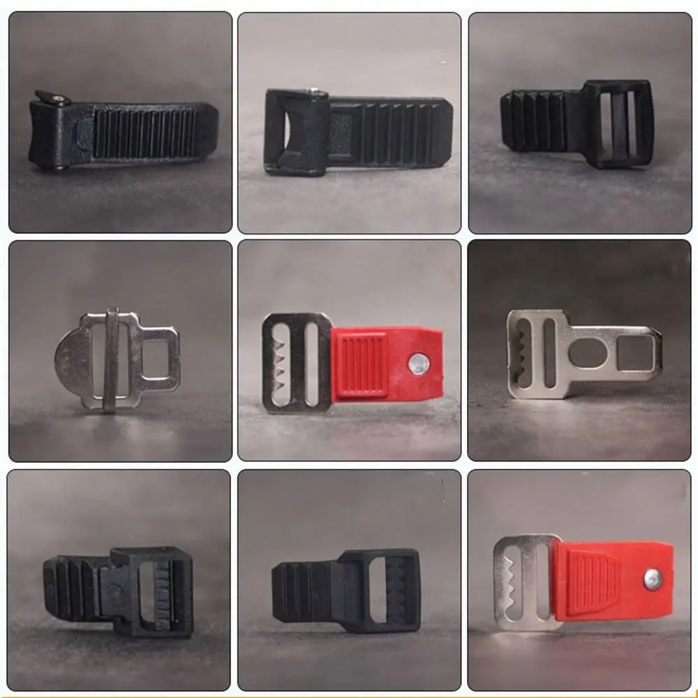 Hebillas de casco de motocicleta, Clip de costura de velocidad, correa de barbilla de Motocross, Clip Flexible - imagen 3