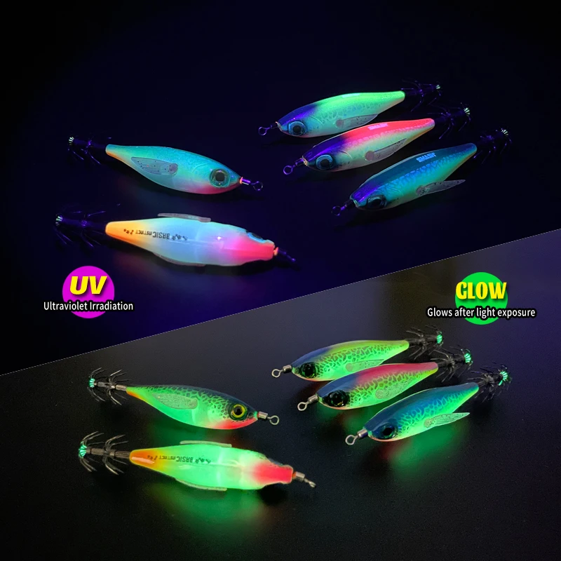 Egi para calamar luminoso 5g: pulpo artificial para trolling - imagen 3