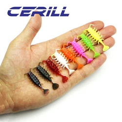 Swimbait Ceril Larva 3cm – Cebo flotante silicona lubina