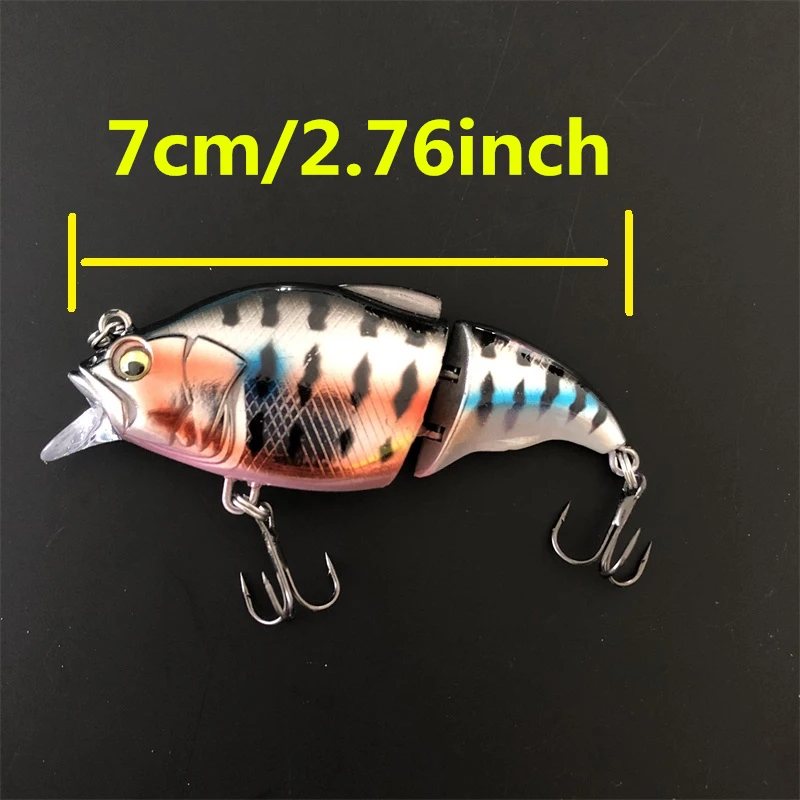 LURETV Japón VIB-X cebo de pescado de doble sección aguas arriba VIB fregadero lento/flotador 9042 - imagen 4