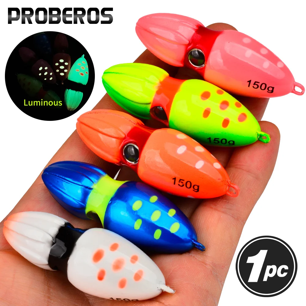 Señuelo de hundimiento Proberos agua salada metal luminoso con brillo - imagen 2
